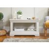 Toulouse Grey Painted Assembled Coffee Table with Shelf - SUMMER SALE - 3