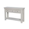 Toulouse 3 Drawer Large Grey Painted Console Table - £70 OFF SUMMER SALE - 6