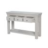 Toulouse 3 Drawer Large Grey Painted Console Table - £70 OFF SUMMER SALE - 8