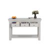 Toulouse 3 Drawer Large Grey Painted Console Table - £70 OFF SUMMER SALE - 9