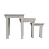 Toulouse Grey Painted Nest Of Three Tables - SUMMER SALE - 9