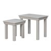 Toulouse Grey Painted Assembled Nest Of 2 Tables - SUMMER SALE - 7