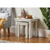 Toulouse Grey Painted Assembled Nest Of 2 Tables - SUMMER SALE - 2