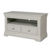 Toulouse Grey Painted Fully Assembled TV Unit 2 Drawers - £80 OFF SUMMER SALE - 4