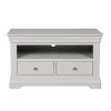 Toulouse Grey Painted Fully Assembled TV Unit 2 Drawers - £80 OFF SUMMER SALE - 5