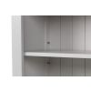Toulouse Low Small Grey Painted Fully Assembled Bookcase - SUMMER SALE - 11