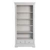 Toulouse Grey Painted Tall Bookcase 2 Storage Drawers - SUMMER SALE - 7