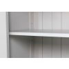 Toulouse Grey Painted Tall Glass Display Cabinet with Drawers - £50 OFF FLASH SALE - 15