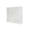 Toulouse Grey Painted Extra Large 4 Door Quad Wardrobe - £300 OFF FLASH SALE - 4