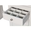 Toulouse Double Pedestal Grey Painted Large Dressing Table / Desk - £40 OFF SUMMER SALE - 7