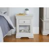 Pair of Toulouse Grey 1 Drawer Assembled Bedside Tables - SUMMER SALE - 8