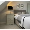 Toulouse Grey Painted 3 Drawer Grande Large Assembled Bedside Table - £40 OFF SUMMER SALE - 4