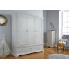 Toulouse Grey Painted Triple Wardrobe with Drawers - £200 OFF FLASH SALE - 2
