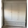 Toulouse Grey Painted Triple Wardrobe with Drawers - £200 OFF FLASH SALE - 5