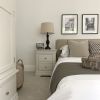 Toulouse Grey Painted 2 Drawer Large Assembled Bedside Table - £40 OFF SUMMER SALE - 4