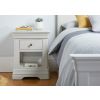 Toulouse Grey Painted One Drawer Fully Assembled Bedside Table - 10% OFF SUMMER SALE - 8