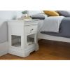 Toulouse Grey Painted One Drawer Fully Assembled Bedside Table - 10% OFF SUMMER SALE - 9