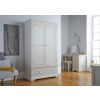 Toulouse Grey Painted Double Wardrobe with Drawer - £50 OFF FLASH SALE - 4