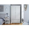 Toulouse Grey Painted Double Wardrobe with Drawer - £50 OFF FLASH SALE - 10
