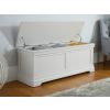 Toulouse Grey Painted Large Blanket Storage Box - SUMMER SALE - 2