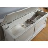 Toulouse Grey Painted Large Blanket Storage Box - SUMMER SALE - 6