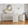 Bedroom Set - Toulouse Grey 3 over 4 Drawers and pair of Bedside Tables - FLASH SALE - 2