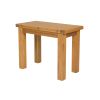Lichfield Flip Top 100cm 50cm Oak Table 2 Churchill Brown Leather Oak Chair Set - SUMMER SALE - 7