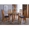 Lichfield 80cm Extending 160cm Square Flip Top Dining Table - £40 OFF FLASH SALE - 3