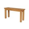 Lichfield Narrow Flip Top Oak Extending Table 140cm x 45cm - SUMMER SALE - 5