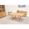 Lichfield Flip Top Extending Square Oak Dining Table 90cm to 180cm - £40 OFF FLASH SALE - 15
