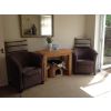 Lichfield Flip Top Square Oak Dining Table 100cm x 100cm - SUMMER SALE - 7