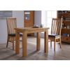 Lichfield Flip Top Square Oak Dining Table 100cm x 100cm - SUMMER SALE - 5
