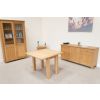 Lichfield Flip Top Square Oak Dining Table 100cm x 100cm - SUMMER SALE - 24