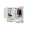 Toulouse White Painted 4 Door Double Hanging Quad Extra Large Wardrobe - £300 OFF FLASH SALE - 2