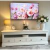 Toulouse White Painted Grande 1.8m Large TV Unit With 4 Drawers - £140 OFF SUMMER SALE - 2 Toulouse White Painted Grande 1.8m Large TV Unit With 4 Drawers - £140 OFF SUMMER SALE - 2