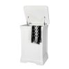 Toulouse White Painted Fully Assembled Laundry Bin - 10% OFF SUMMER SALE - 3