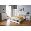 Toulouse White Painted 5 Drawer Wellington Tallboy Chest of Drawers - £40 OFF SUMMER SALE - 7