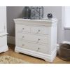 Toulouse White Painted 2 Over 2 Chest of Drawers - £90 OFF SUMMER SALE - 6