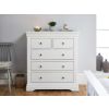 Toulouse White Painted 2 Over 3 Chest of Assembled Drawers - £50 OFF SUMMER SALE - 7