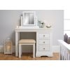 Toulouse White Painted Single Pedestal Dressing Table / Home Office Desk - £40 OFF SUMMER SALE - 8
