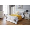 Toulouse White Painted 4 foot 6 inches Slatted Double Bed - SUMMER SALE - 4 Toulouse White Painted 4 foot 6 inches Slatted Double Bed - SUMMER SALE - 4