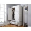 Toulouse Brilliant White Painted Double Wardrobe with Drawer - £50 OFF FLASH SALE - 8