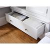 Toulouse Brilliant White Painted Double Wardrobe with Drawer - £50 OFF FLASH SALE - 10