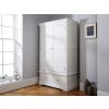 Toulouse Brilliant White Painted Double Wardrobe with Drawer - £50 OFF FLASH SALE - 3