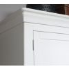 Toulouse Brilliant White Painted Triple Wardrobe with Drawer - £200 OFF FLASH SALE - 16