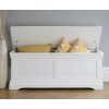 Toulouse Large White Painted Assembled Blanket Storage Box Ottoman - SUMMER SALE - 7