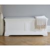 Toulouse Large White Painted Assembled Blanket Storage Box Ottoman - SUMMER SALE - 8