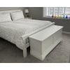 Toulouse Large White Painted Assembled Blanket Storage Box Ottoman - SUMMER SALE - 4