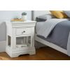Toulouse White Painted 1 Drawer Assembled Bedside Table - 10% OFF SUMMER SALE - 8