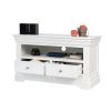 Toulouse White Painted Fully Assembled TV Unit 2 Drawers - £80 OFF SUMMER SALE - 10